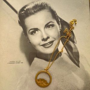 Vintage Lotus Necklace